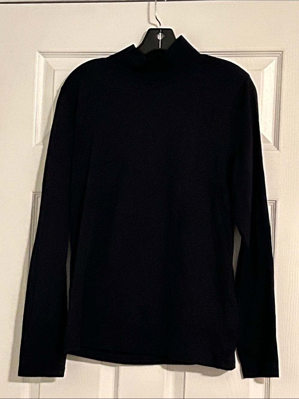 St. John's Bay Black Mock Neck Sweater